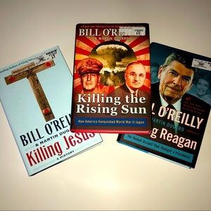 Bill O'Reilly Book Bundle of 3 Killing: Reagan - Rising Sun - Jesus